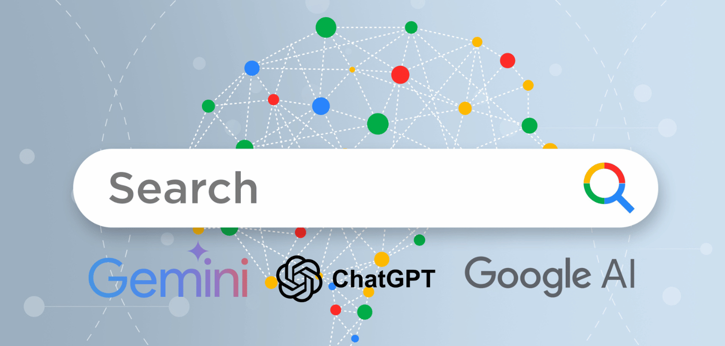 AI search optimization concept